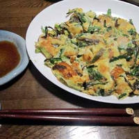 シーフードとニラの豆腐チヂミ
