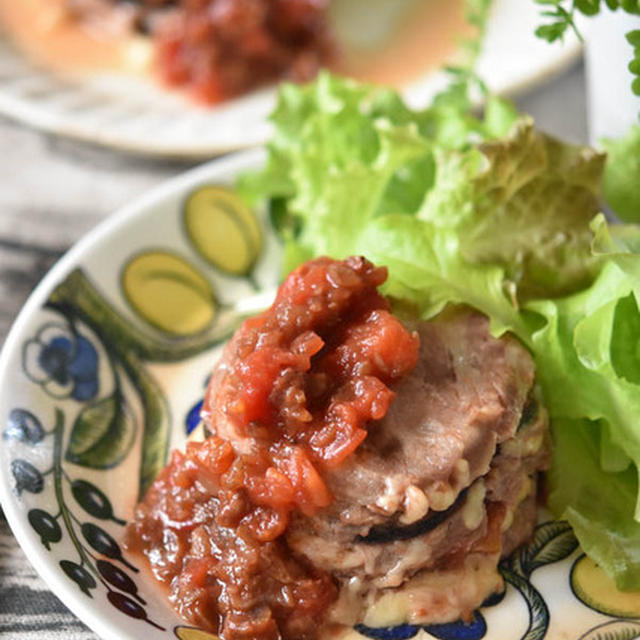 3点以内の材料で作るカリフォルニア･レーズンレシピ｜豚肉と茄子のレーズントマトソースミルフィーユ仕立て