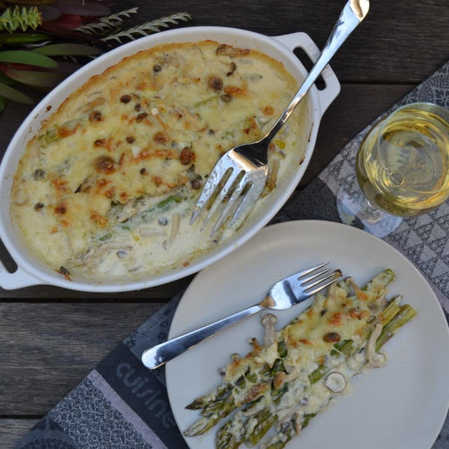 Asparagus Gratin アスパラガスのグラタン