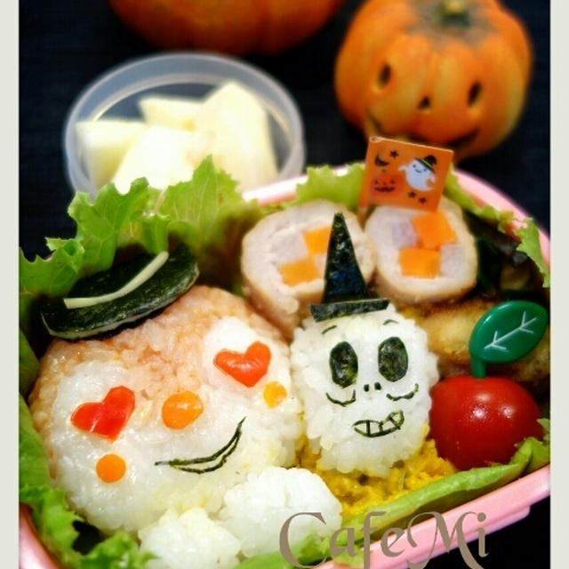 ドキンちゃんとホラーマンのハロウィンのお弁当☆