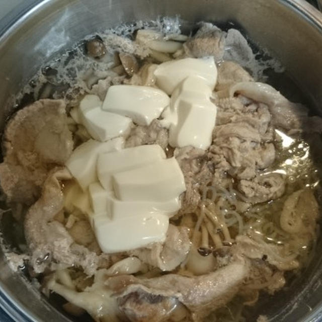 １０分でできる肉豆腐