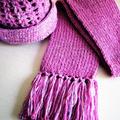 ■続・編み物【棒針編みでマフラーが仕上がりました♪】急ピッチ1・5日で（笑）