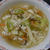 細切り野菜のラーメン