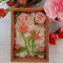 カーネーション薔薇で母の日弁当〖デコ弁〗