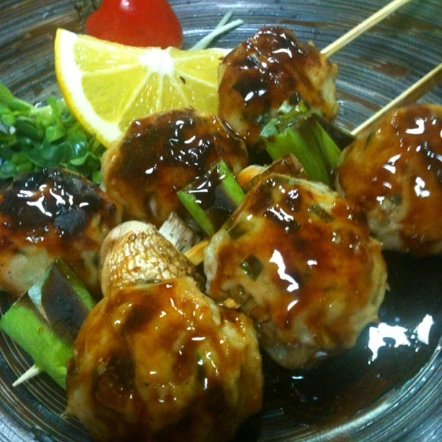 つくねの焼き鳥♪