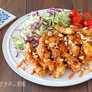 時短！揚げないスティックチキン南蛮☆鶏胸肉が柔らか～