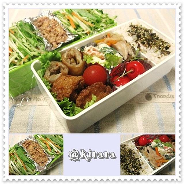 ◆６．２８　肉みそーメンのお弁当♪　◇モニター情報／ 星型チョコレート・美味いもの市他