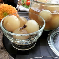 小玉ねぎのマリネ　クローブの香り～
