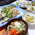 【トロピカーナでおうちバル】ミニおにぎりと野菜の天ぷらなどなど