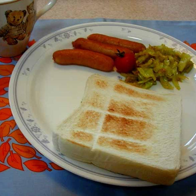 ポップアップトースターで朝ごはん
