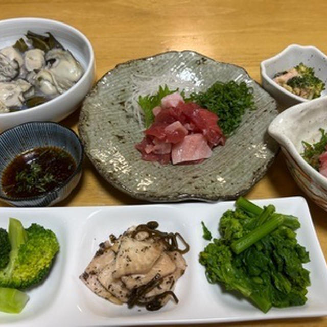 珍しくお造りのマグロを買うてみた