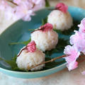 ひな祭りの行事食と桜おこわ。