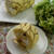 珈琲味でアート風ロールケーキ
