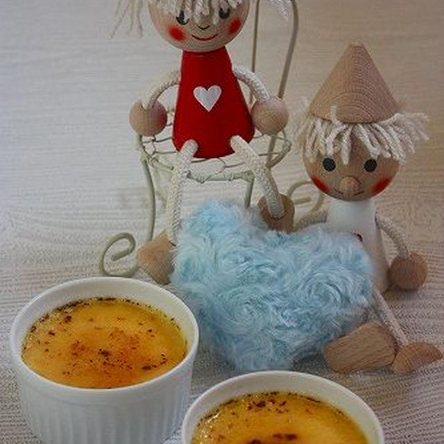 生チョコ入りクレームブリュレ