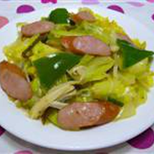 キャベツたっぷり野菜炒め☆