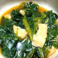 ほうれん草と油揚げの簡単煮