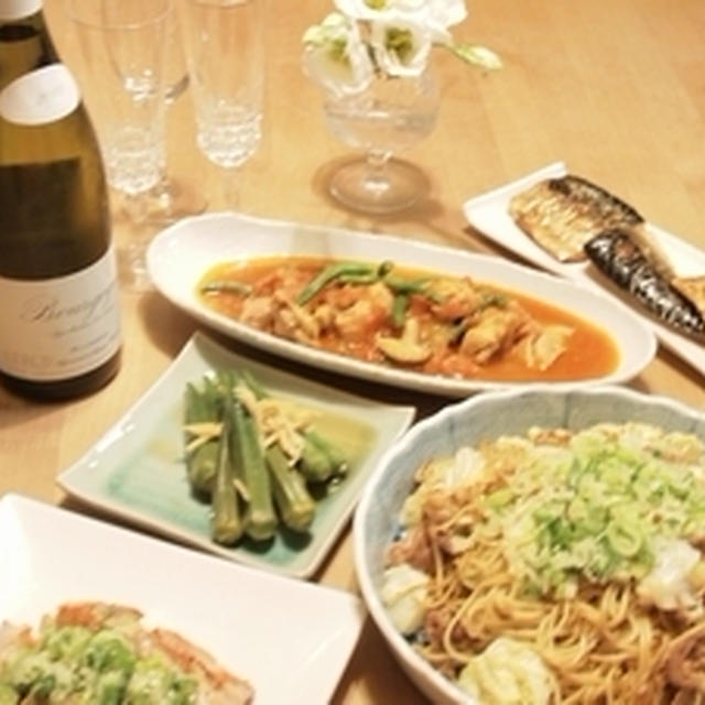 おうち居酒屋で息子のお疲れさん会
