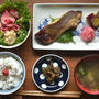 メバルの西京焼で朝ごはん。