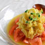凛りんさんのハチミツみそで作る｢新玉葱の食べるドレッシング｣トマトサラダ