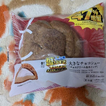 盛りすぎチャレンジ　大きなチョコシューゲットしました！！