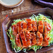 ♡鶏肉の甘酢生姜だれ♡【#簡単レシピ#お弁当#作り置き#キャベツ】