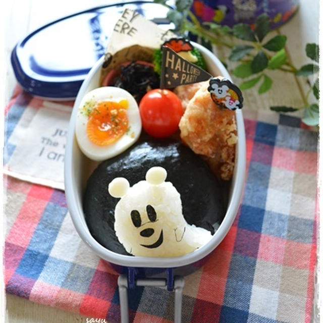 ハロウィン☆おばけミッキー弁当～JKのおべんとう♪