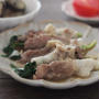 行者にんにくの豚肉巻きレンジ蒸しとダイエットごはん献立