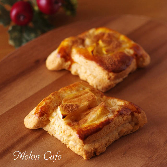ホットケーキミックスで超簡単、りんごのデニッシュパン☆「今日のイチオシ朝ごはん」に掲載ありがとうございます！