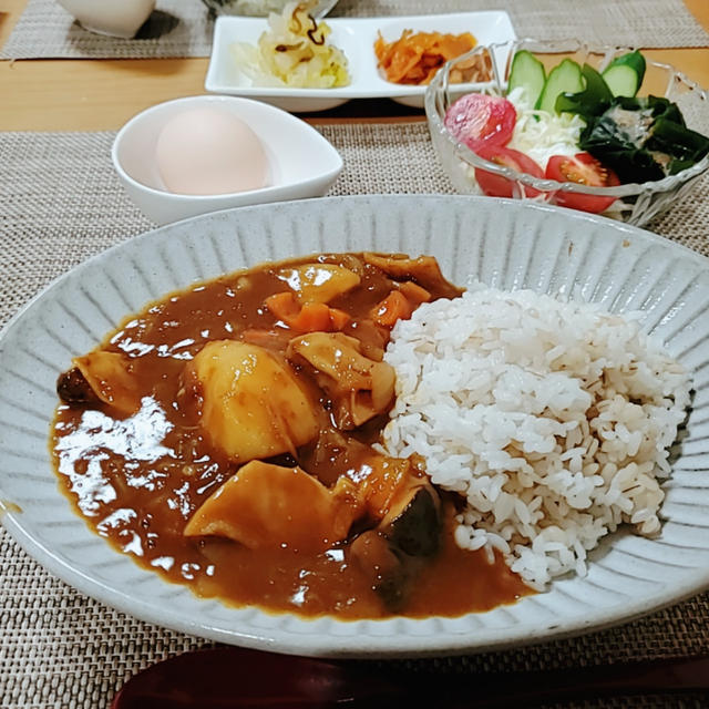そろそろ”カレーライス”が食べたかった晩ごはん