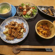 鶏肉のナッツ炒めで中華な晩ご飯と　ご近所花散歩♪