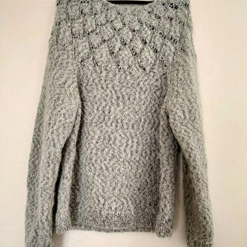 手編みセーター完成