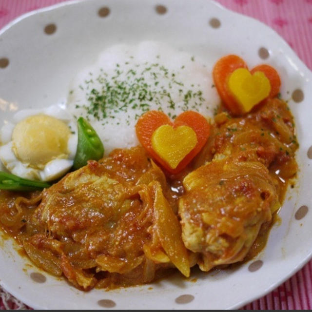 スパイスで作るトマトカレー 