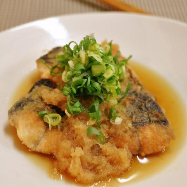 こんがり鯖のさっぱりおろし煮とちらし寿司の晩御飯