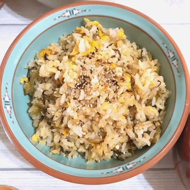 ぱばっと辛子高菜チャーハン