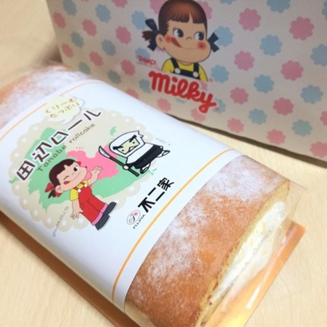 梅入り！？ロールケーキ「不二家」田辺ロール