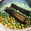 豆ご飯 と ターサイの玉子炒め