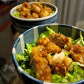 たまにはちょっと出来あいで♪唐揚げ丼