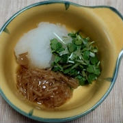 かいわれ菜入りなめ茸おろし