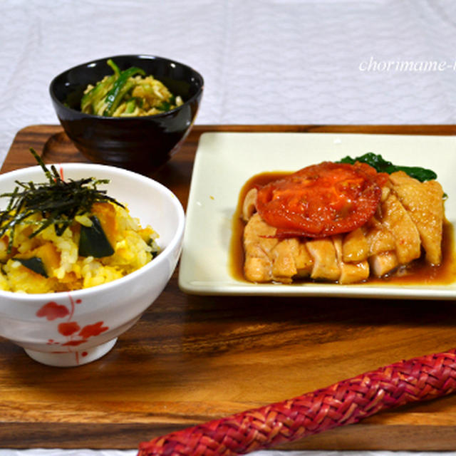 ３連ちゃんで喜ばれた和献立の晩ご飯。(ﾟДﾟ;)　と、お祭り♪