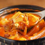 カレー豆腐鍋　、　トマト水煮缶詰と玉ねぎで節約レシピ