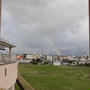 台風が過ぎ去った後に「虹」