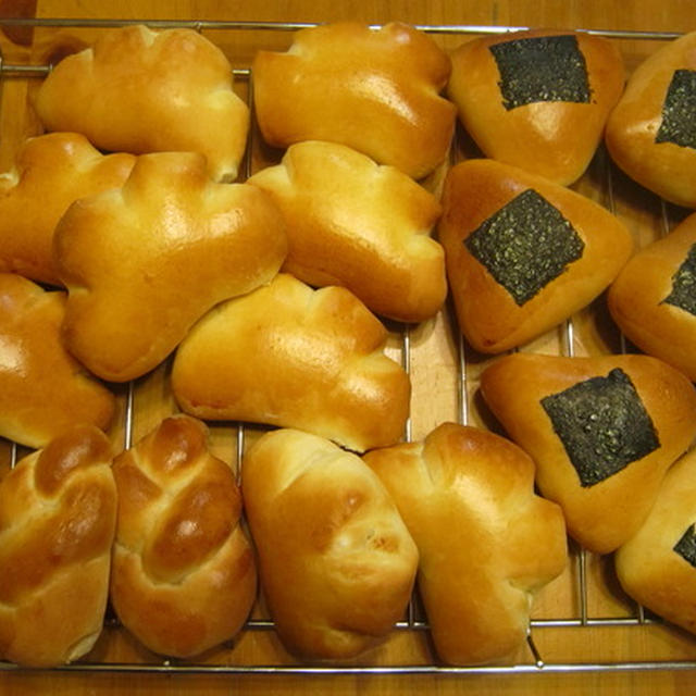 2015年5月5日（火・祝）　おにぎりパン&クリームパン&エイトノット(saf）