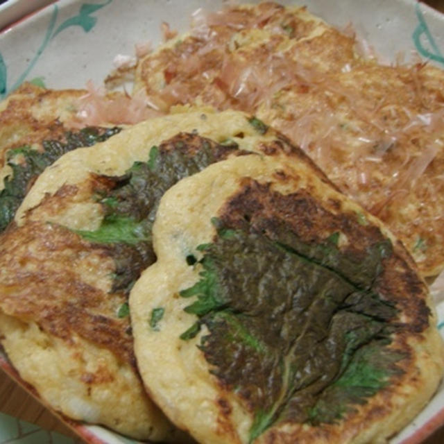 大和芋のお好み焼き風