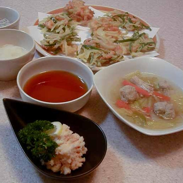 地海老の掻揚げ