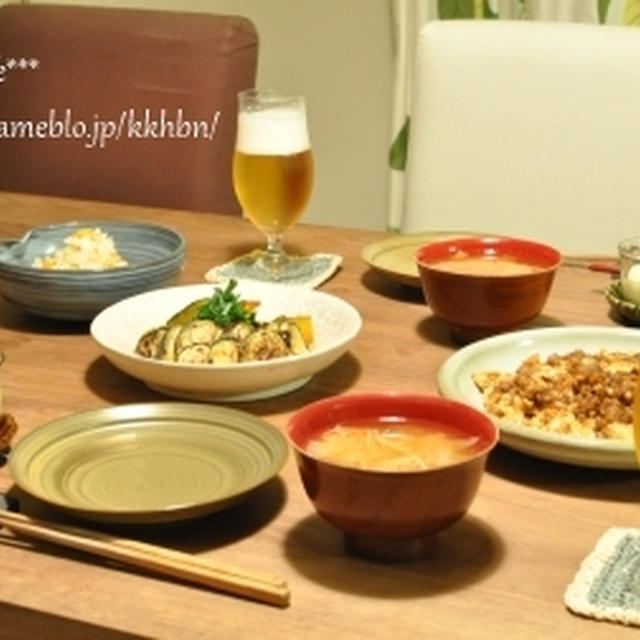 【麻婆豆腐、冷製枝豆茶碗蒸し】