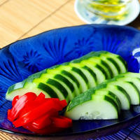 加賀太きゅうりの塩だけスッキリ浅漬け(レシピ)