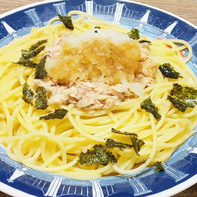 大根おろしとツナのさっぱりパスタ☆佳肴季凛の自家製ぽん酢を使ったよ！
