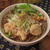 ゴボウ鶏団子蕎麦