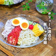 ボリューム満点◎豚しゃぶ冷麺と、今日のおべんとう（梅のその後も）
