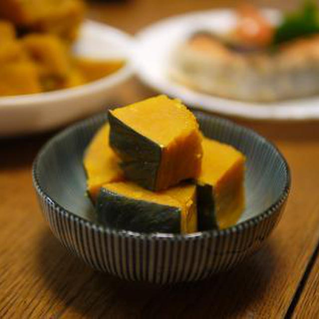 割烹白だしでかぼちゃの煮物